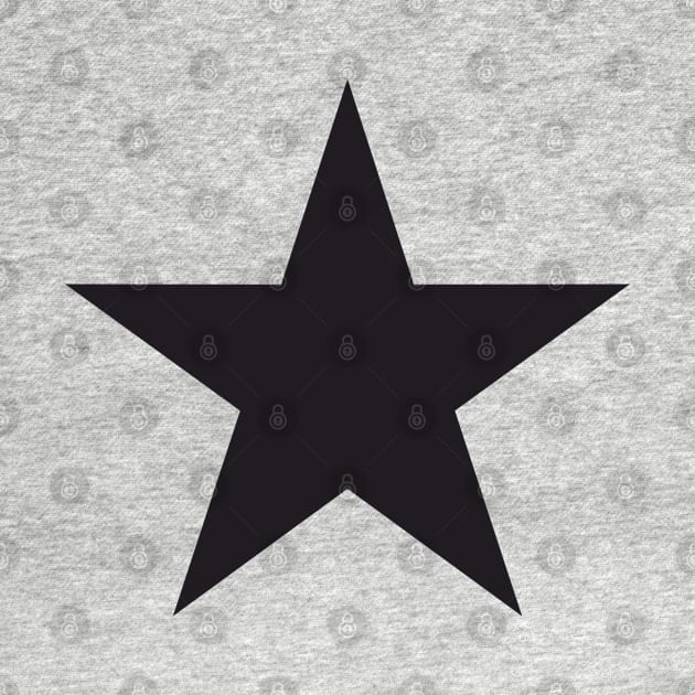 Black Tactical five-pointed star by FAawRay